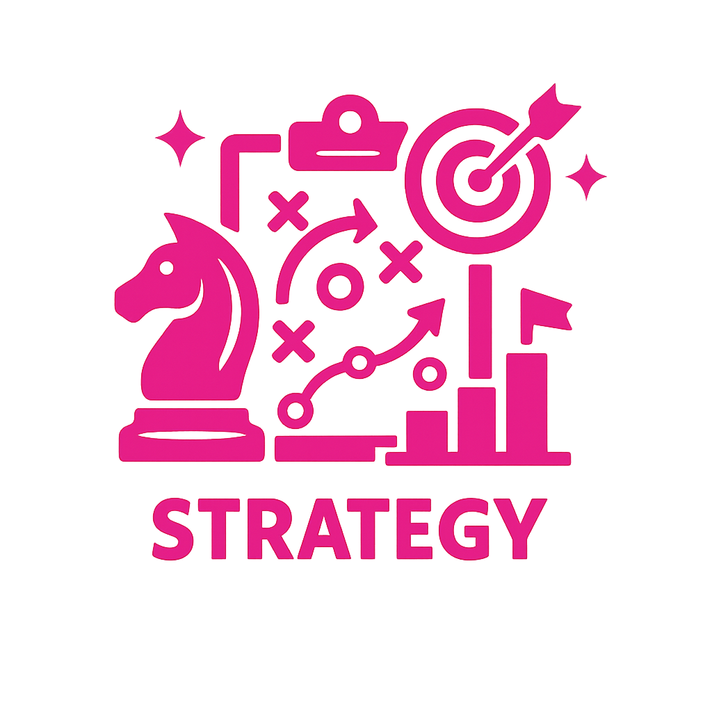 create a strategy icon with this color c60b69-1