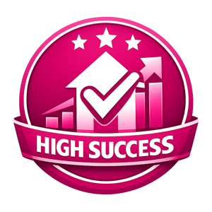 using this color c60b69 create a 11 icon for success probability being high